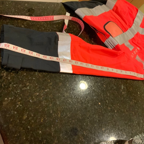 Delta Airlines Lands' End Orange Reflective Hi Vis Jacket M Ramp Agent - Picture 8 of 14